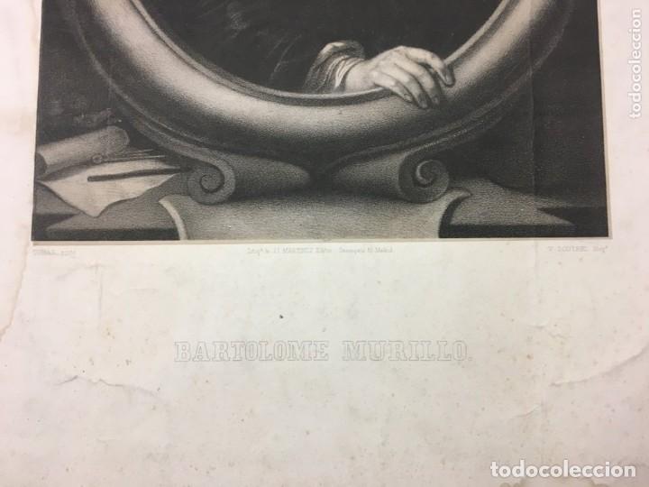 Arte: .- Grabado antiguo de Bartolom&eacute; Murillo - Foto 4