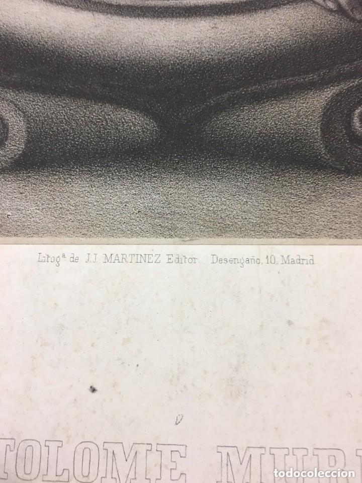 Arte: .- Grabado antiguo de Bartolom&eacute; Murillo - Foto 7