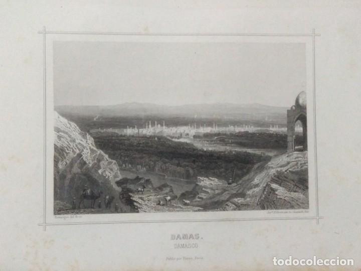 Arte: GRABADO IMP. CHARDON ROURGUE - &rdquo;DAMASCO&rdquo; - Foto 1