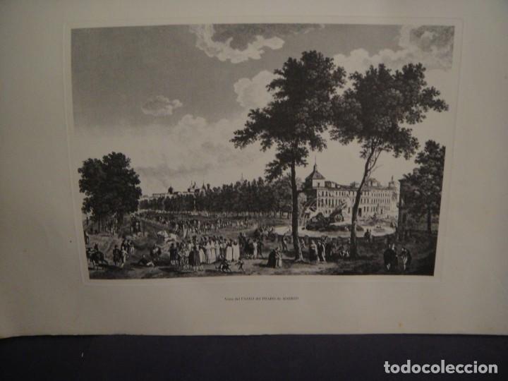 Arte: grabado de madrid - paseo del prado - Foto 1