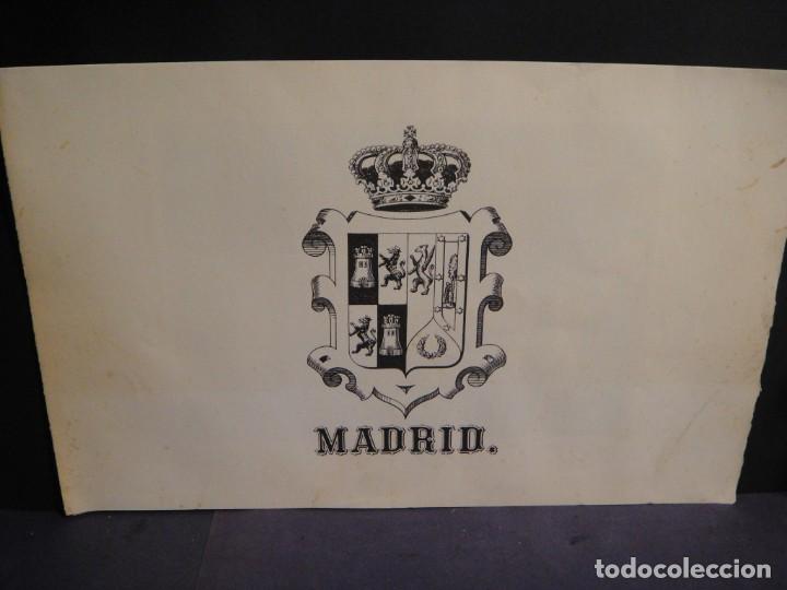 Arte: grabado de madrid - paseo del prado - Foto 4
