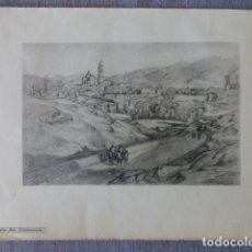 Arte: SALAMANCA ORILLAS DEL TORMES Y VISTA GRABADO POR ROGER FRY 1923 21,5 X 28 CMTS