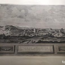 Arte: GRABADO VISTA DE LA ALHAMBRA DESDE EL MIRADOR SAN NICOLÁS GRANADA SIGLO XVIII JOSÉ HERMOSILLA 1767. Lote 360279315