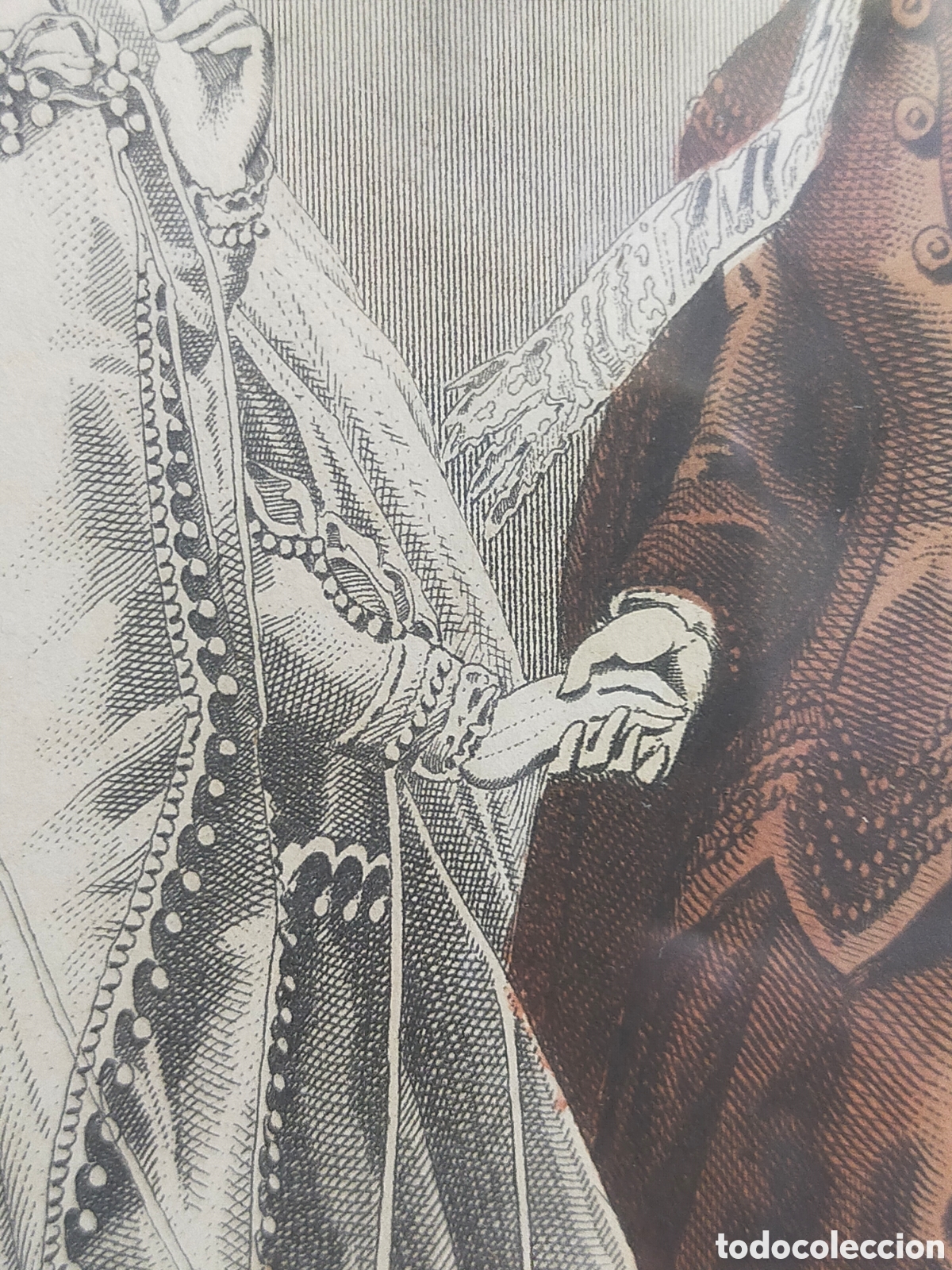Arte: GRABADO LITOGRAFIA DE MODA. ENMARCADO - Foto 7