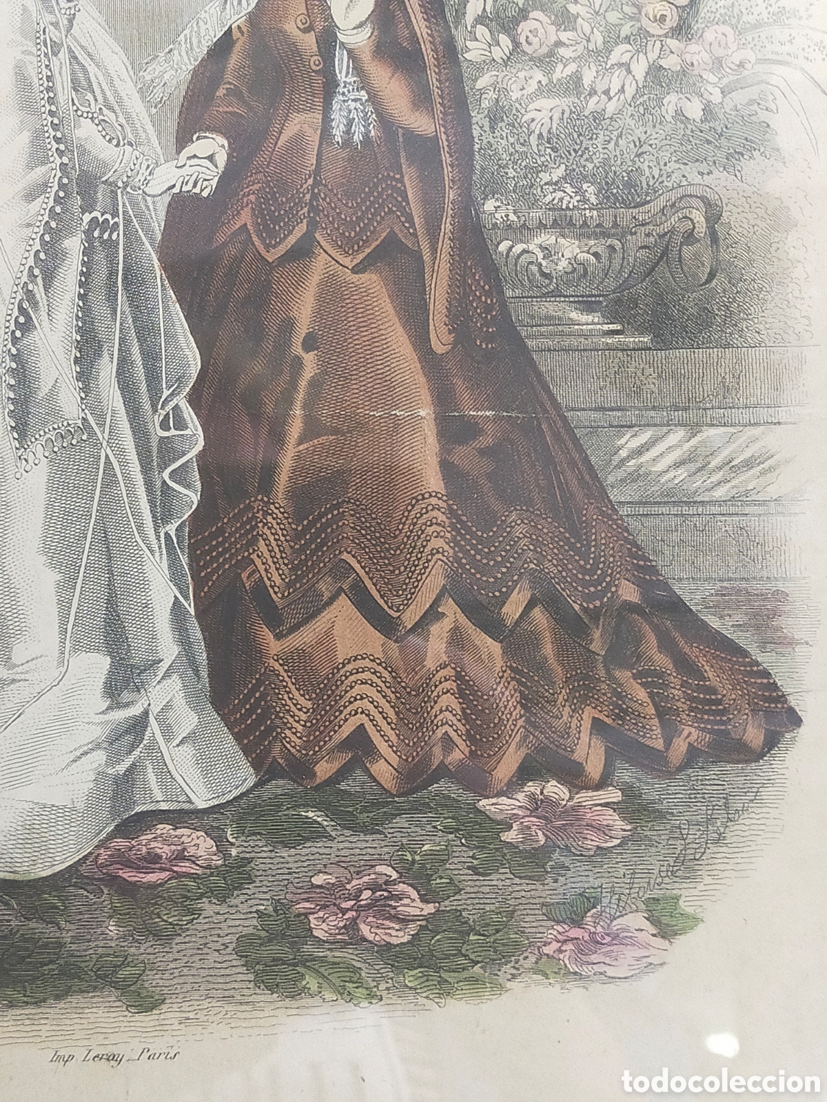 Arte: GRABADO LITOGRAFIA DE MODA. ENMARCADO - Foto 9