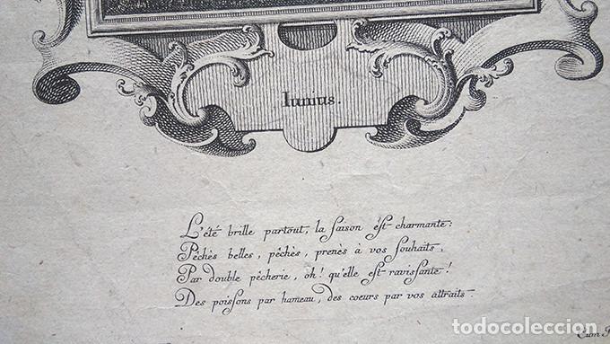 Arte: &ldquo;Iunius&rdquo; &middot; Grabado franc&eacute;s, siglo XVIII - Foto 2