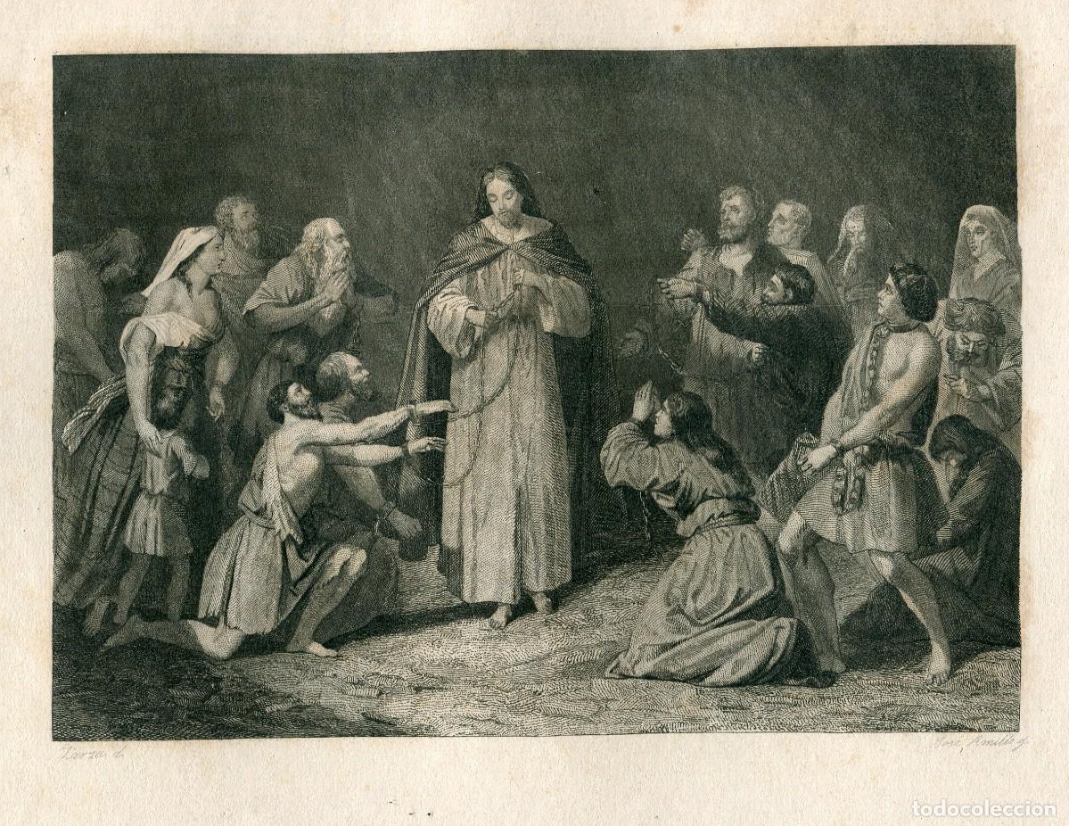 Arte: Escena religiosa&raquo; Dibuj&oacute; Eusebio Zarza (Madrid 1856-1881). Grab&oacute; Jos&eacute; Amills (activo segunda mitad d