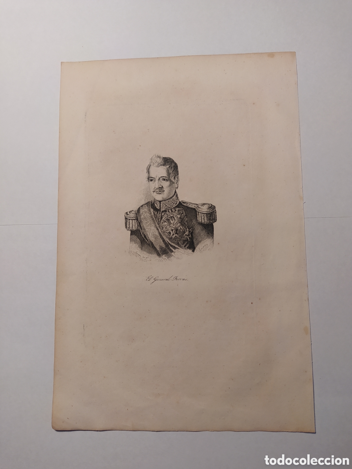 Arte: GRABADO EL GENERAL FERRAZ - PANORAMA ESPA&Ntilde;OL - Foto 2