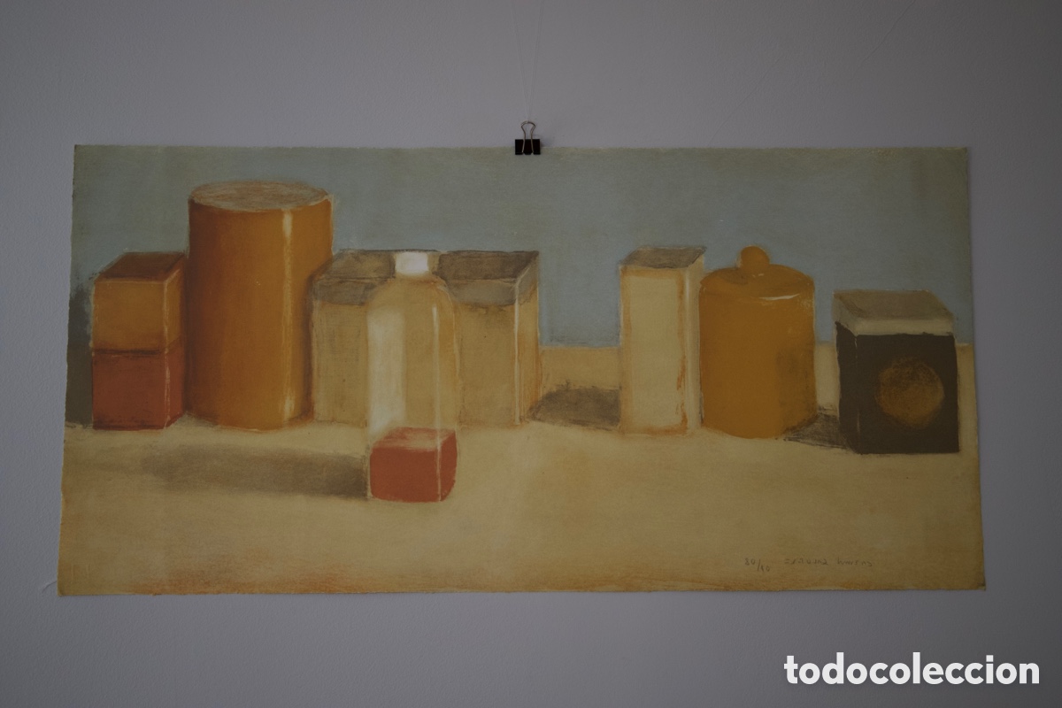 Arte: Carmen Galofr&eacute; Composici&oacute;n ocre y azul - Foto 2