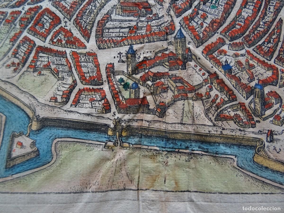 Arte: Hogenberg Braun La Ville de Cambray - Foto 4