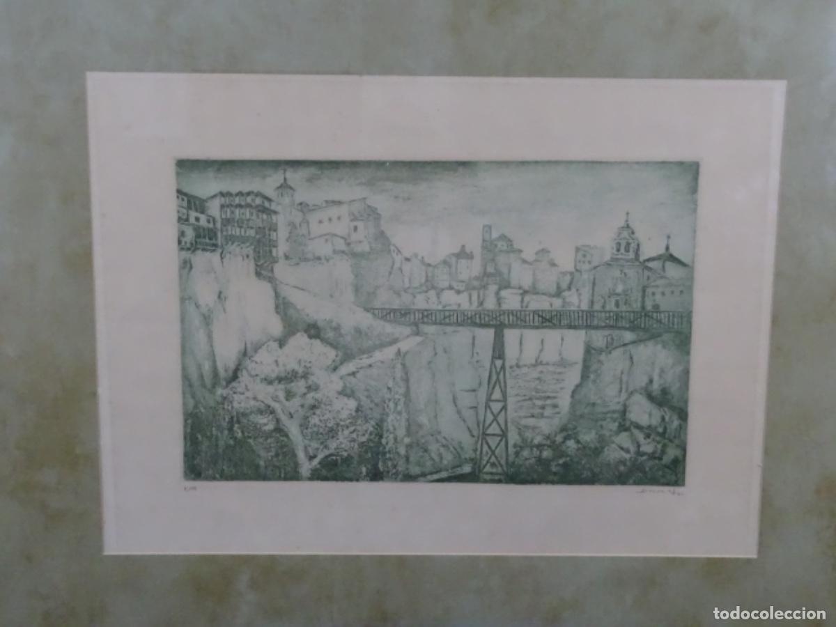 Arte: GRAN GRABADO DE DIMITRI PAPAGEORGUIU. P/A CUENCA. - Foto 2