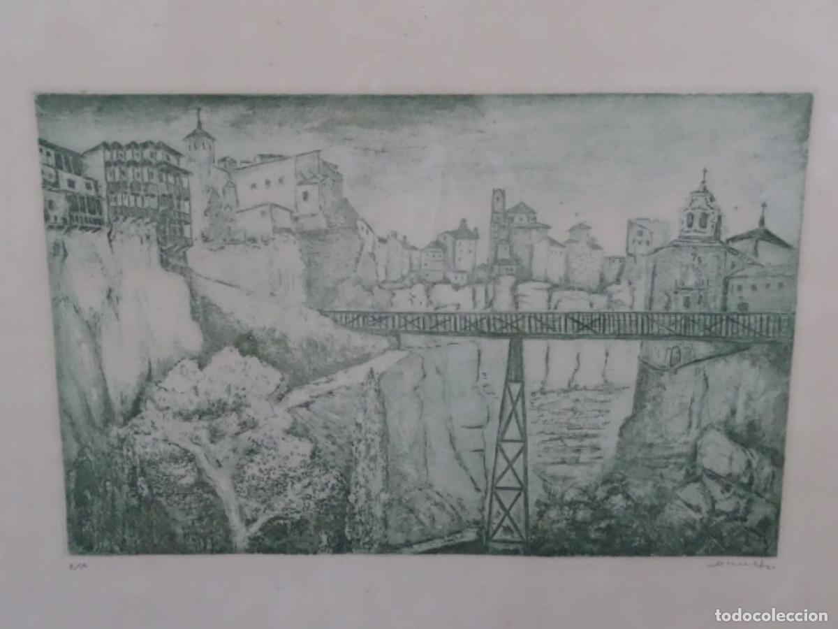 Arte: GRAN GRABADO DE DIMITRI PAPAGEORGUIU. P/A CUENCA. - Foto 3