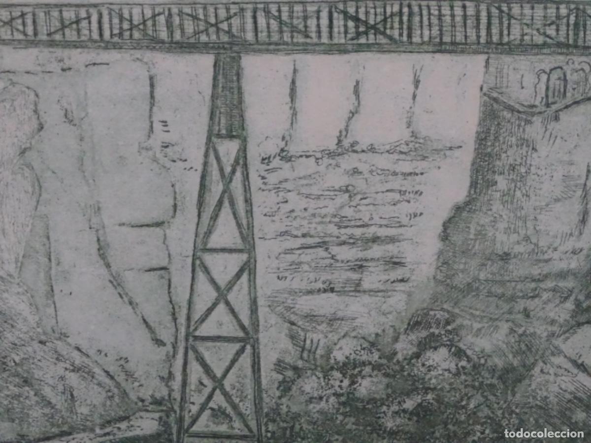Arte: GRAN GRABADO DE DIMITRI PAPAGEORGUIU. P/A CUENCA. - Foto 7