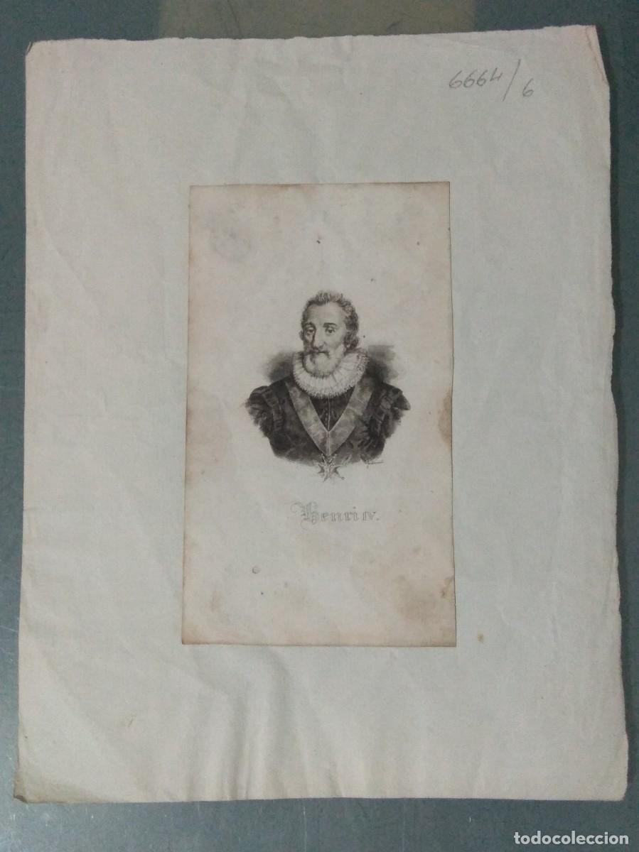 Arte: GRABADO FERDINAND HENRI IV. - Foto 1