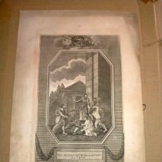Arte: ANTIGUO GRABADO SIGLO XVIII, THE EXORCISTS BOOKS BURNT. Lote 374852889