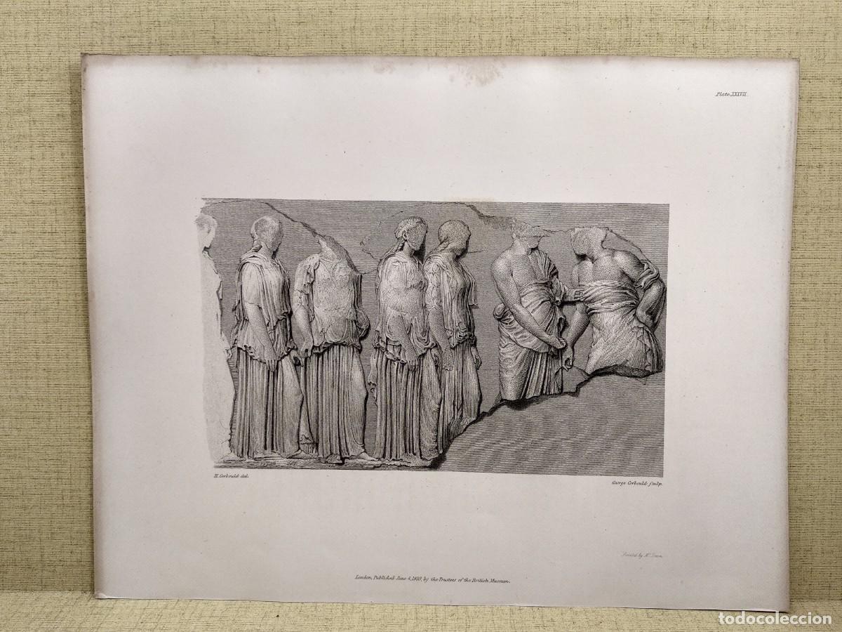 Arte: Varias figuras, Ancient marbles British Museum 1839 Part VIII, Plancha XXXVII