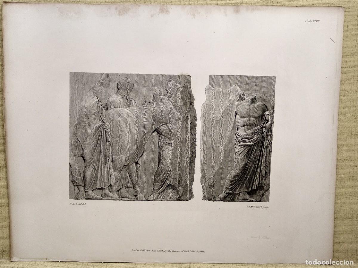 Arte: Varias figuras, Ancient marbles British Museum 1839 Part VIII, Plancha XXXIX