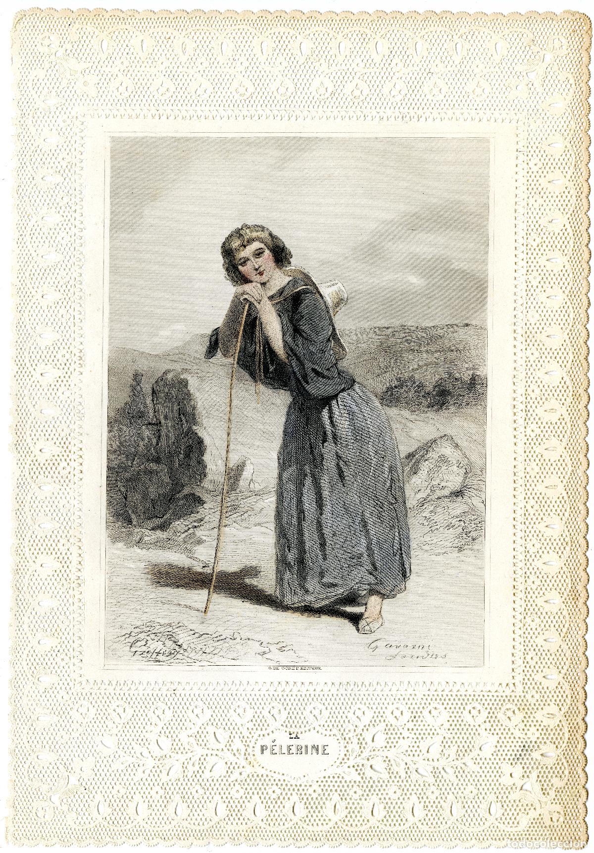 Arte: Gavarni. La P&eacute;lerine. 1850 - Foto 1