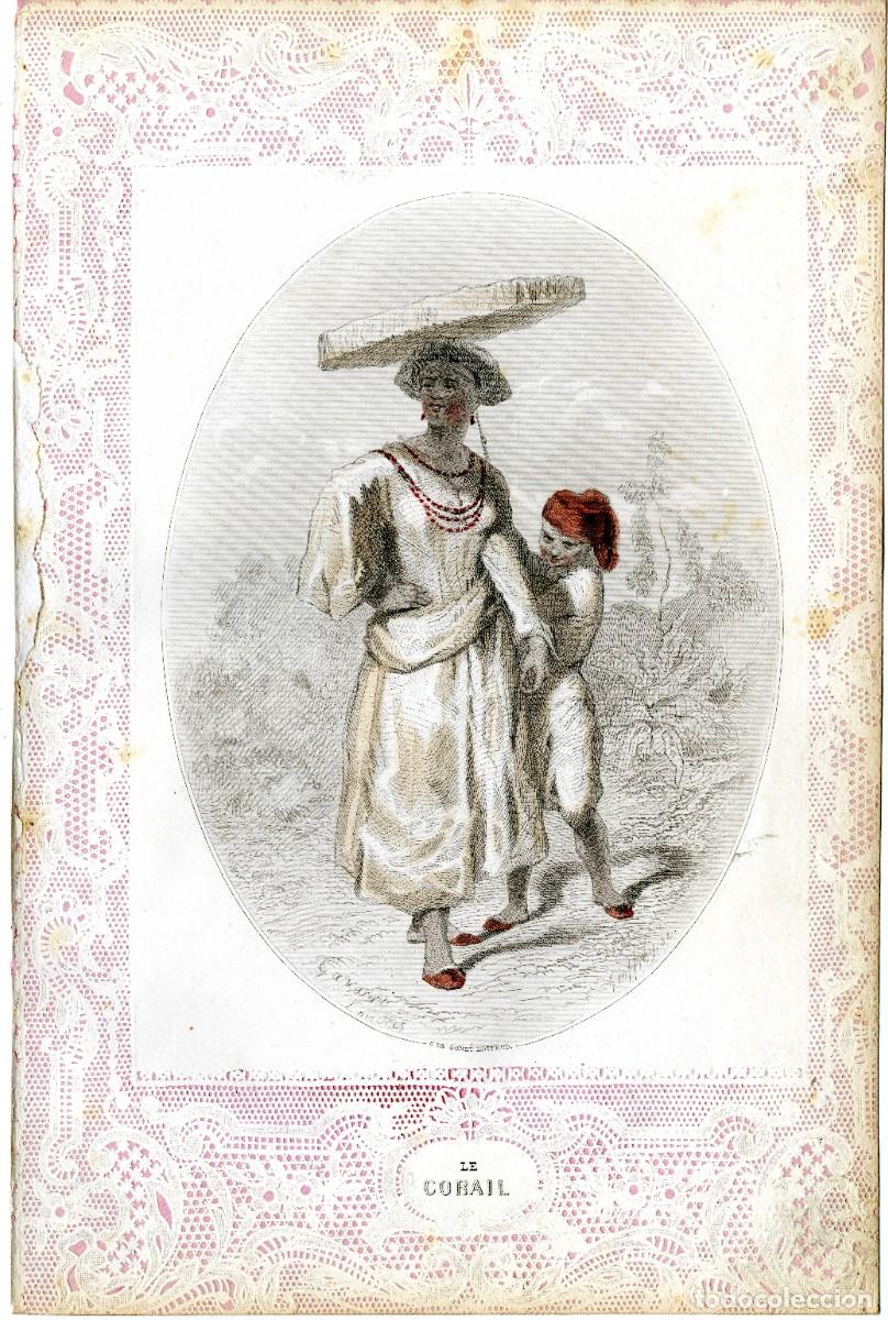 Arte: Gavarni. La corail. 1850 - Foto 1