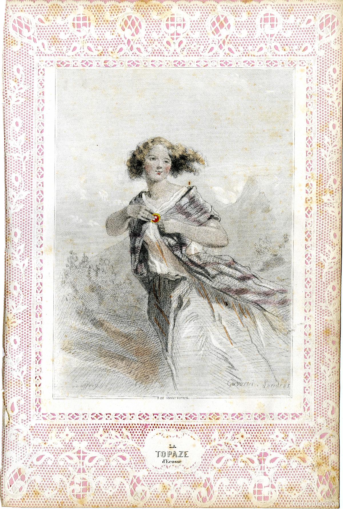 Arte: Gavarni. La topaze dEcosse. 1850 - Foto 1