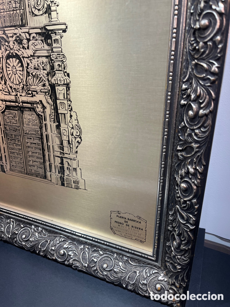 Arte: CUADRO CON GRABADO EN METAL - Foto 4