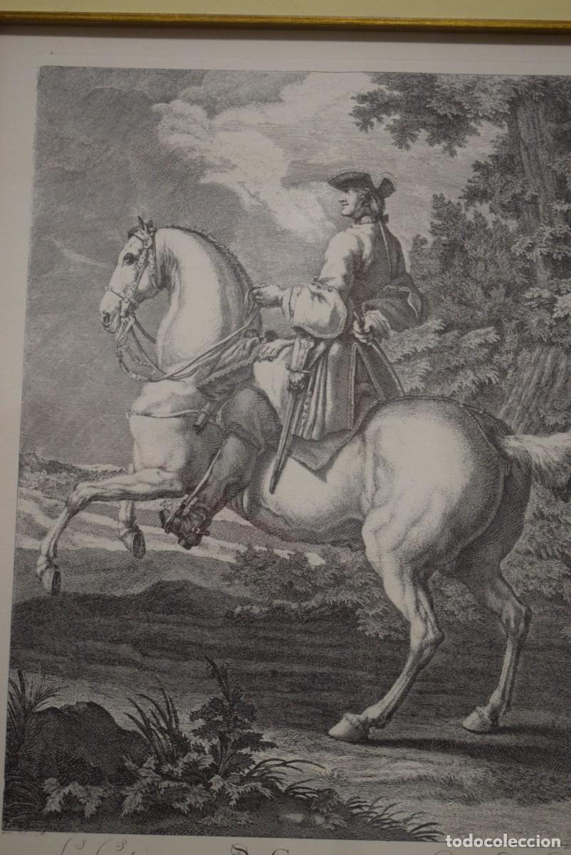 Arte: Dos grabados de caballos y jinetes - Foto 2
