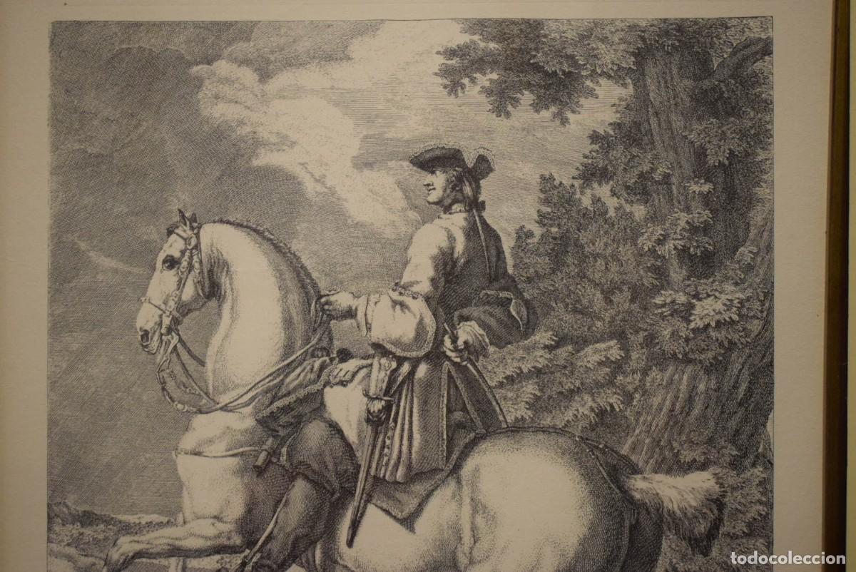 Arte: Dos grabados de caballos y jinetes - Foto 3