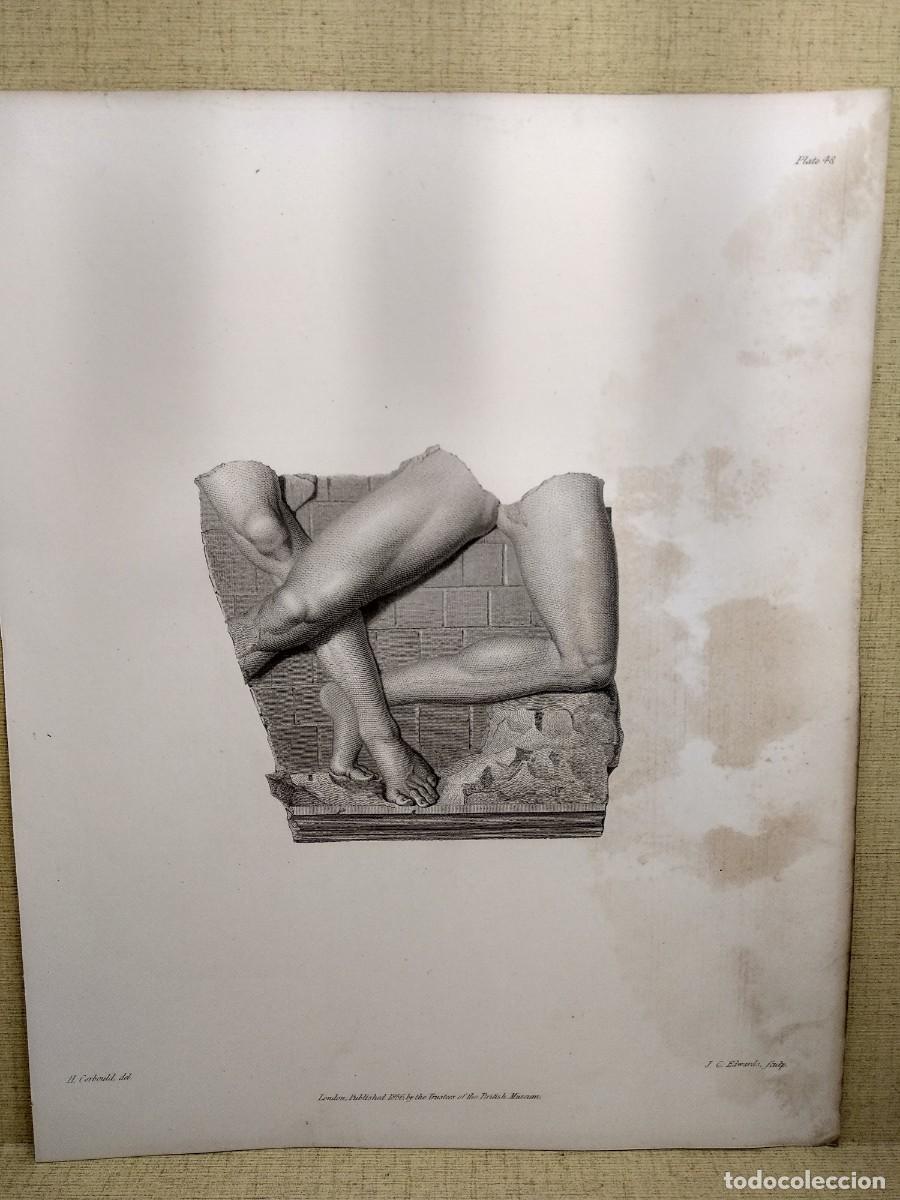 Arte: Teseo y el minotauro, Ancient marbles The British Museum 1856, Parte XI Plancha XLVIII, mitologia