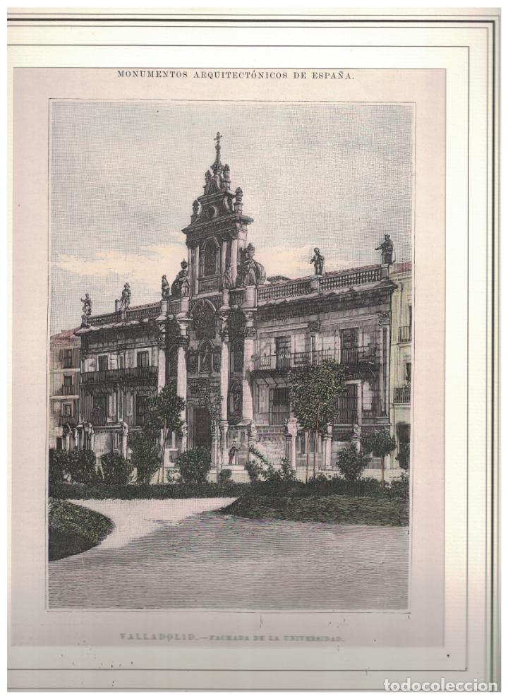 Kunst: VALLADOLID. Fachada de la Universidad. - AA.VV.
