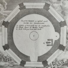 Arte: GRABADO PLANTA IGLESIA DE LA ASCENSIÓN, 1677 - -. Lote 383643144