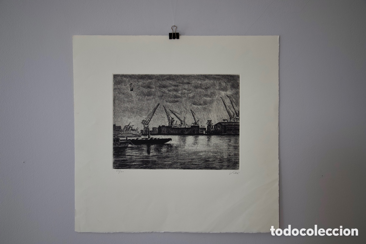 Arte: LITOGRAFIA MIQUEL VIL&Aacute; - Foto 1