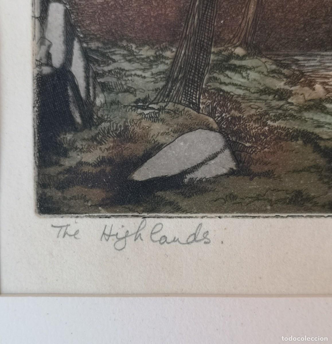 Arte: GRABADO AGUAFUERTE THE HIGHLANDS - Foto 3