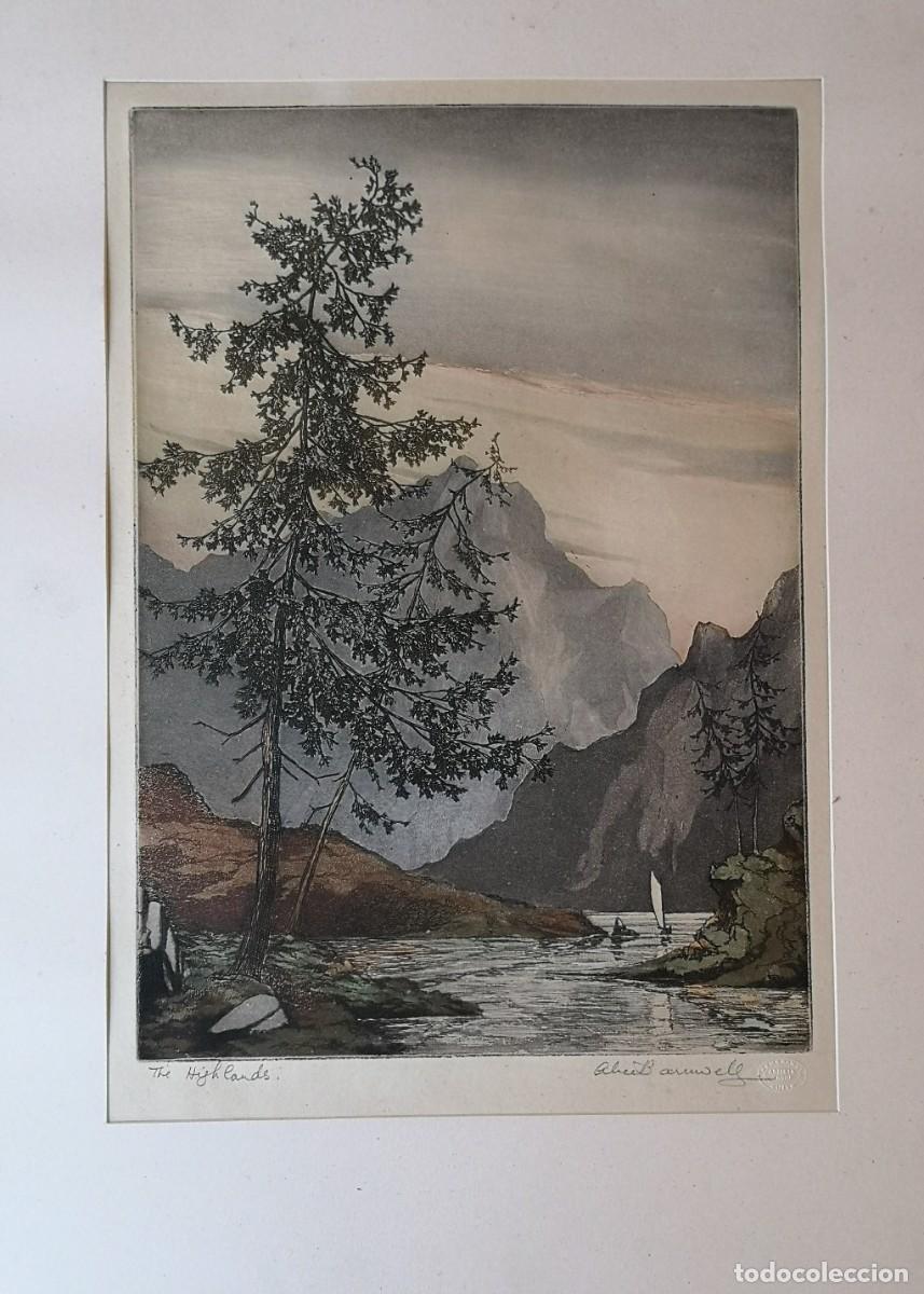 Arte: GRABADO AGUAFUERTE THE HIGHLANDS - Foto 1