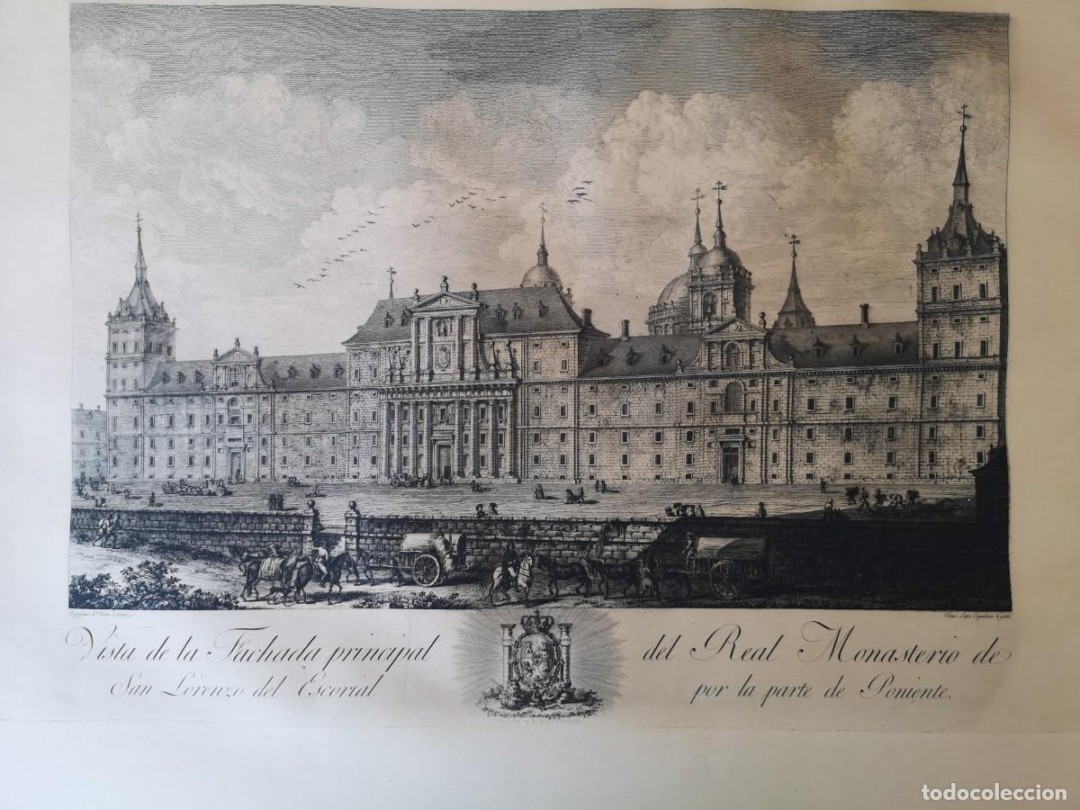 Arte: GRABADO DEL ESCORIAL AUTOR TOM&Aacute;S L&Oacute;PEZ ENGUIDANOS - Foto 5