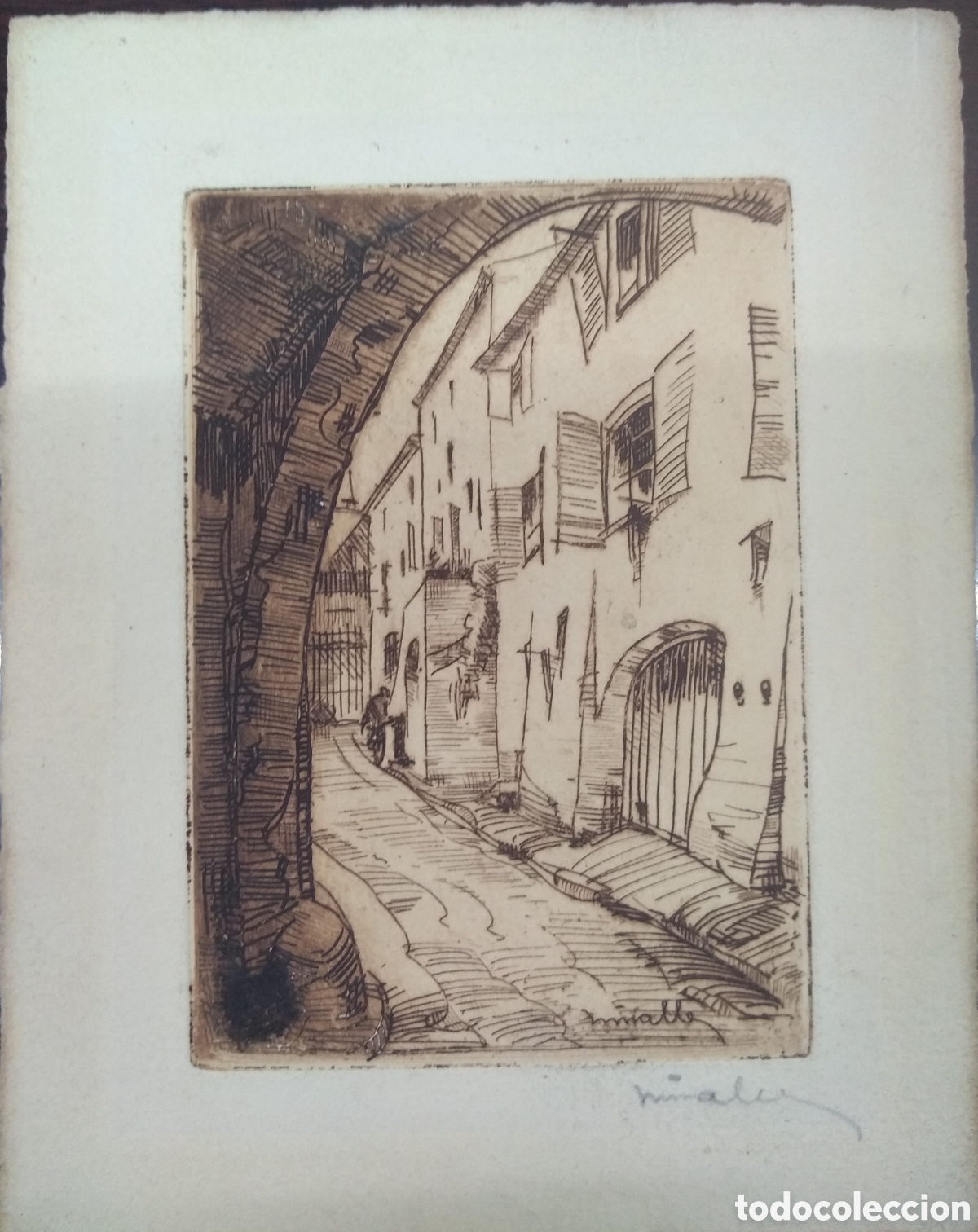 Art: Jos&eacute; Mar&iacute;a MIRALLES Tintor&eacute;, Grabado, aguafuerte