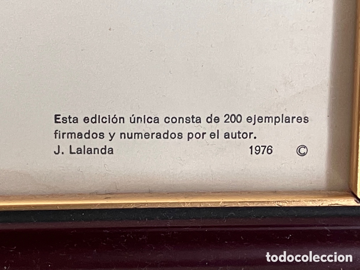 Arte: Litograf&iacute;a J. Lalanda 50/200 - Foto 3