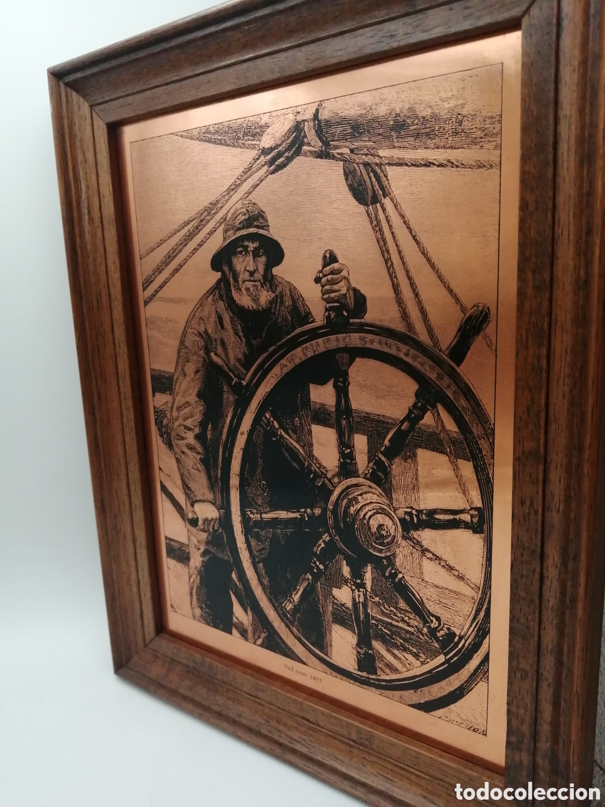 Arte: Gravado sobre placa de cobre. Etchmaster Original, England - Foto 2