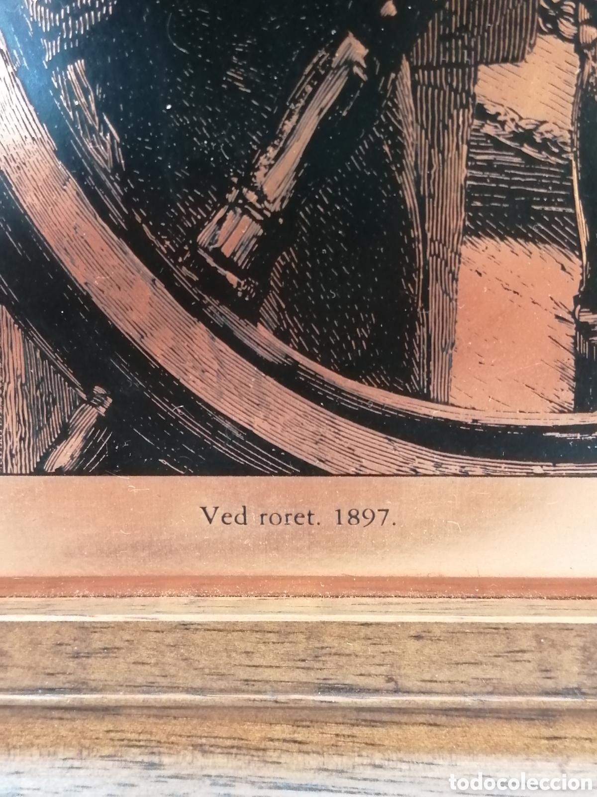 Arte: Gravado sobre placa de cobre. Etchmaster Original, England - Foto 5