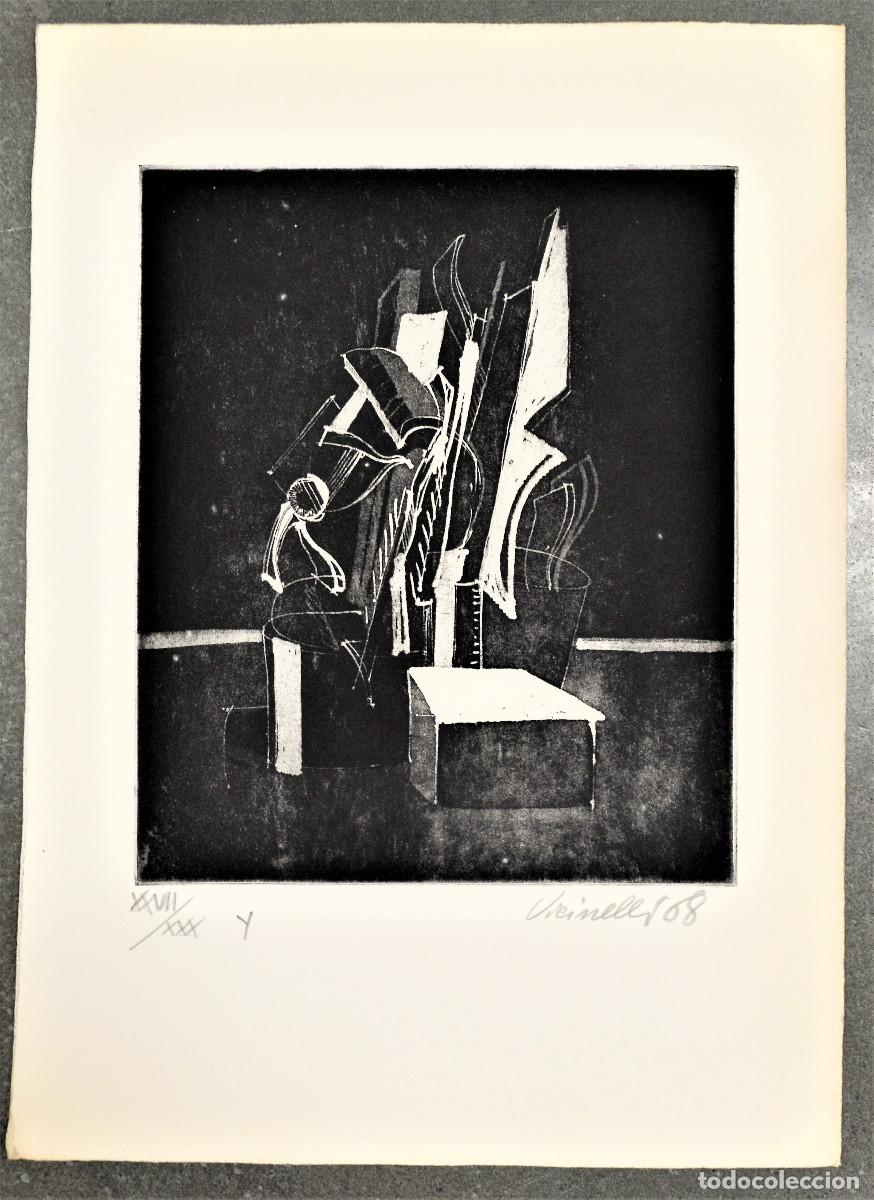 Arte: Giuseppe Vicinelli. Aguafuerte original. - Foto 1