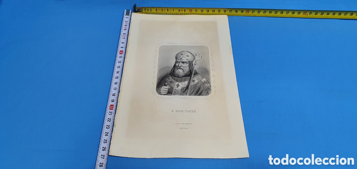 Arte: GRABADO S. BONIFACIO, GASPAR Y ROIG EDITORES, MADRID