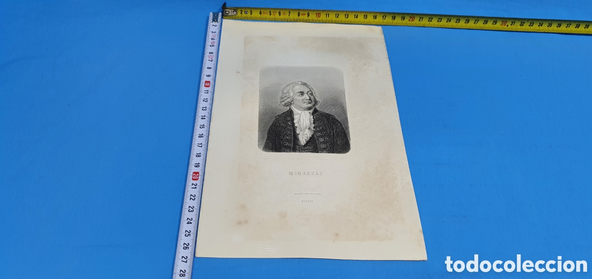 Arte: GRABADO MIRABEAU, GASPAR Y ROIG EDITORES, MADRID