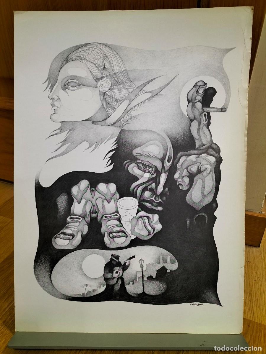 Arte: L&aacute;mina / Grabado de Ricardo Carpani - Foto 1