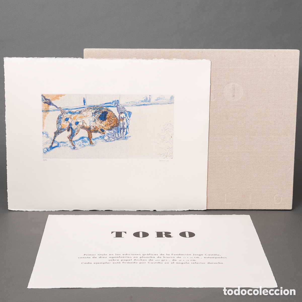 Arte: Jorge Castillo ( Pontevedra, 1933) - Toro - Foto 1