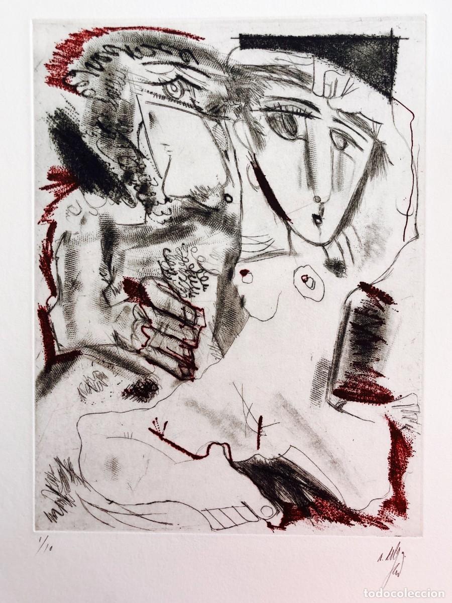 Arte: Grabado original de Alvaro Delgado - Foto 1