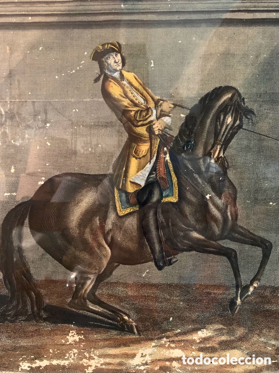 Arte: ANTIGUO GRABADO RIDINGER - Foto 3