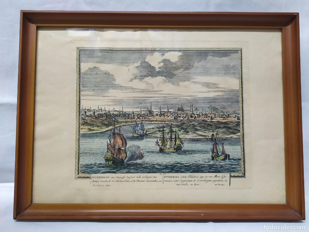 Arte: GRABADO DE LA CIUDAD DE DUINKERKEN - Foto 1