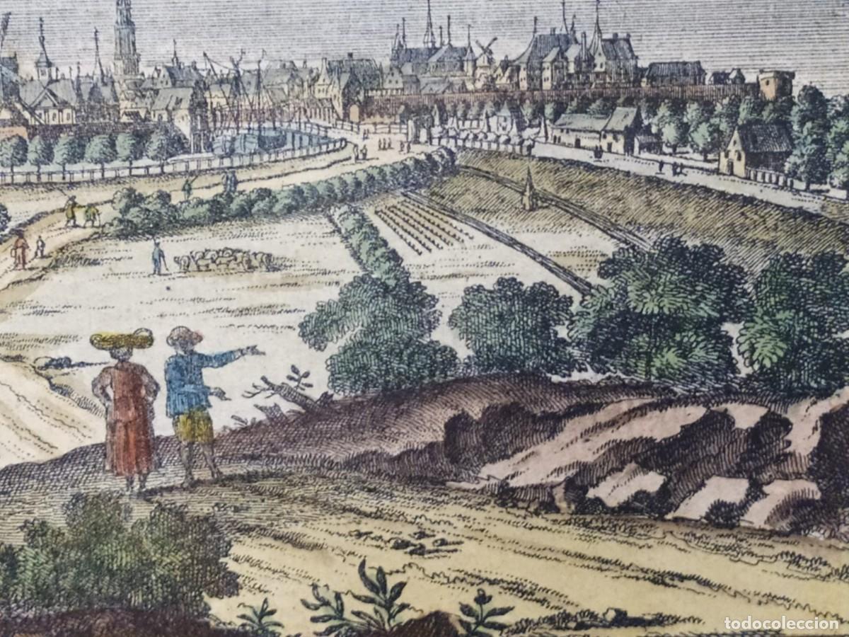 Arte: GRABADO DE LA CIUDAD DE LEEWARDEN - Foto 2
