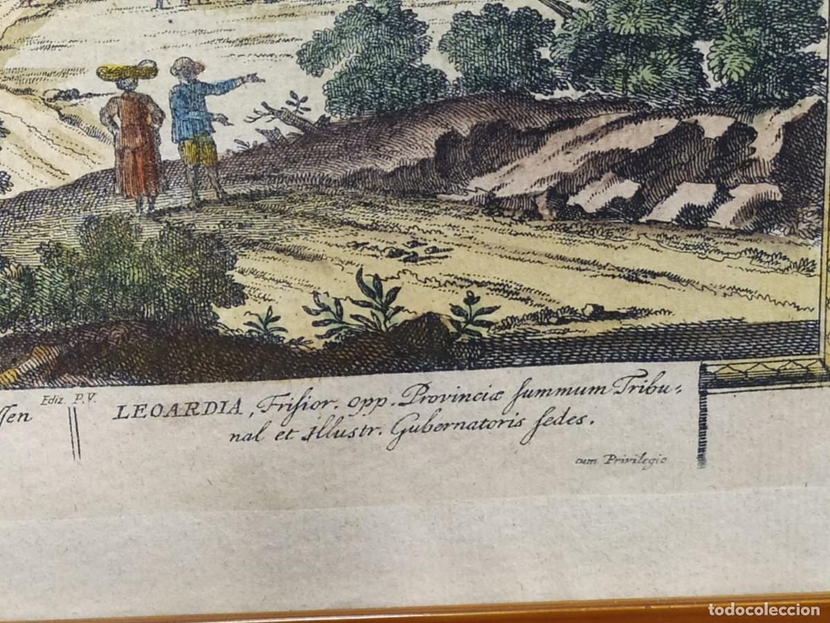 Arte: GRABADO DE LA CIUDAD DE LEEWARDEN - Foto 5