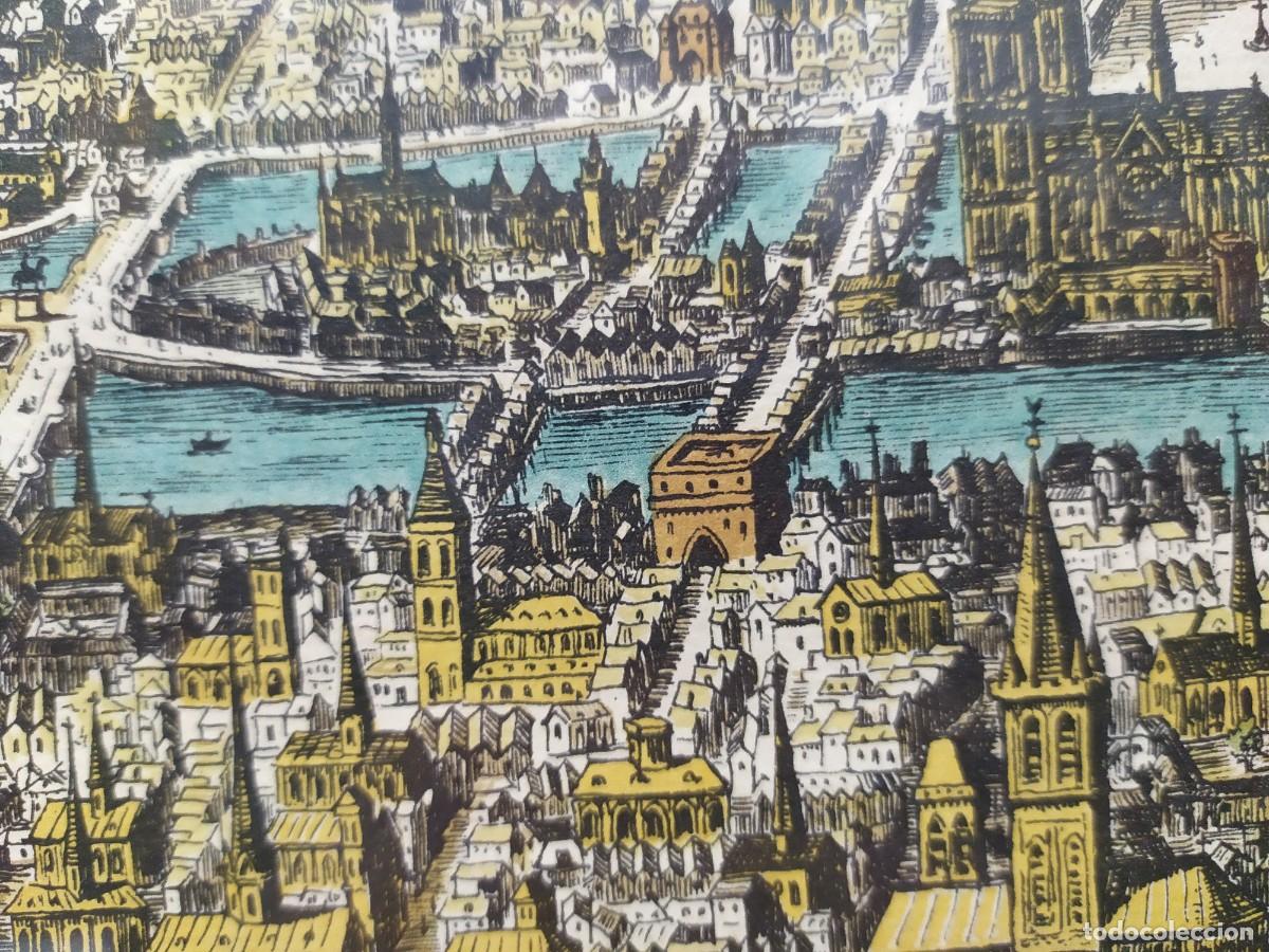 Arte: GRABADO DE LA CIUDAD DE PAR&Iacute;S - Foto 4