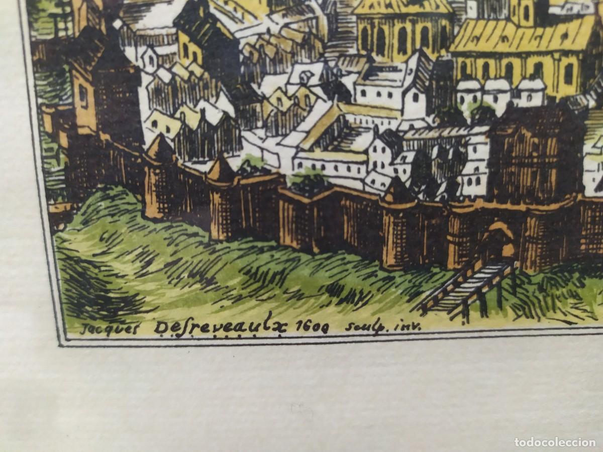 Arte: GRABADO DE LA CIUDAD DE PAR&Iacute;S - Foto 5